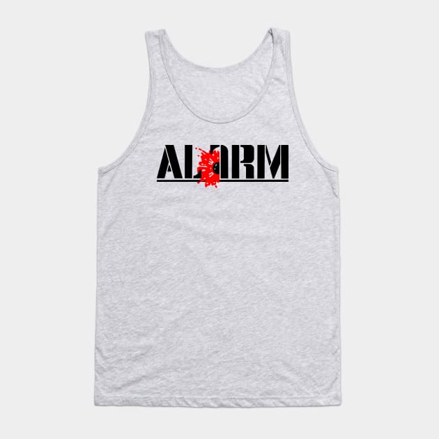 90s The Alarm Welsh Rock Band Tank Top by Black Wanted